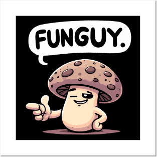 Funguy Cool Fungy Posters and Art